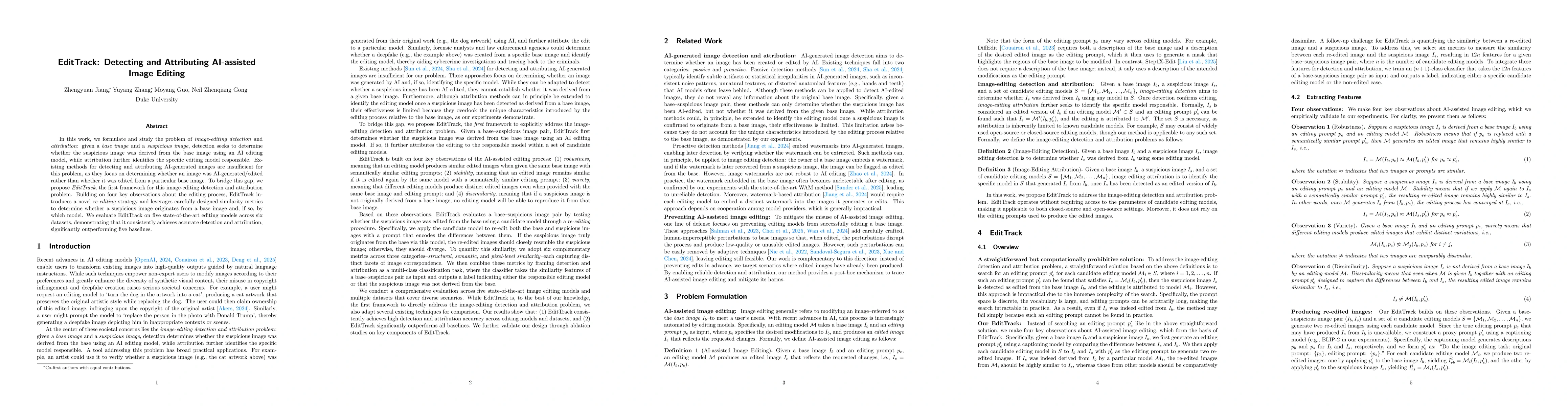 Thumbnail for EditTrack: Detecting and Attributing AI-assisted Image Editing