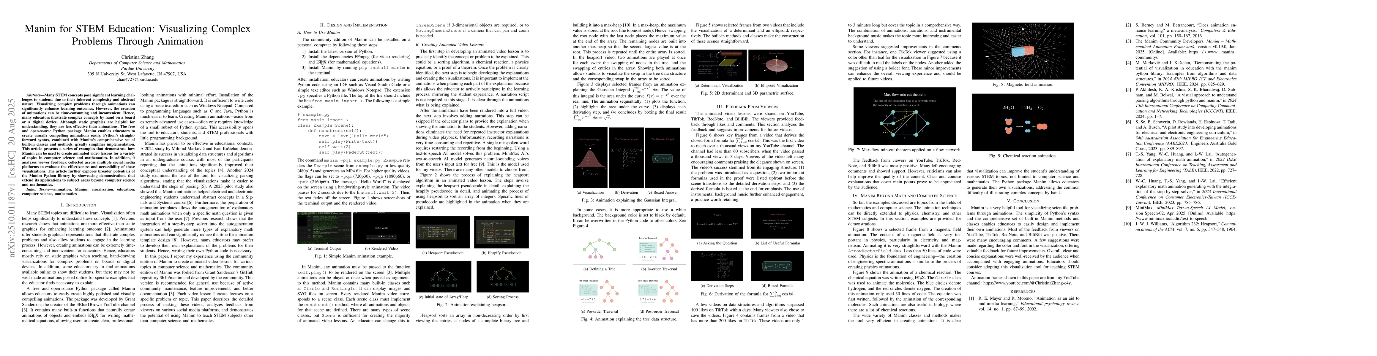 Thumbnail for Manim for STEM Education: Visualizing Complex Problems Through Animation