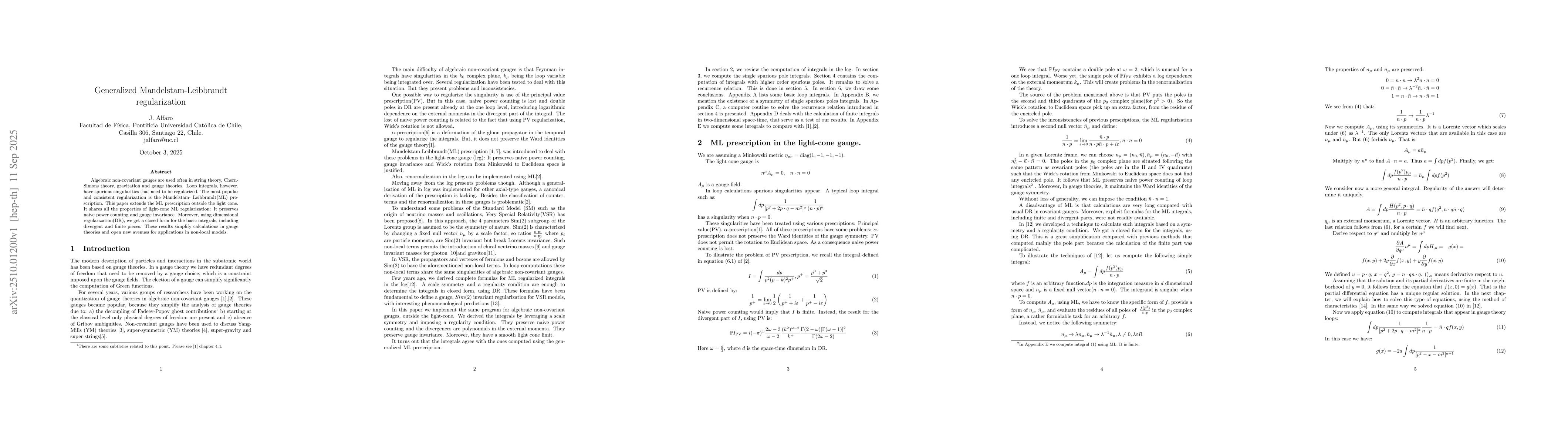 Thumbnail for Generalized Mandelstam-Leibbrandt regularization