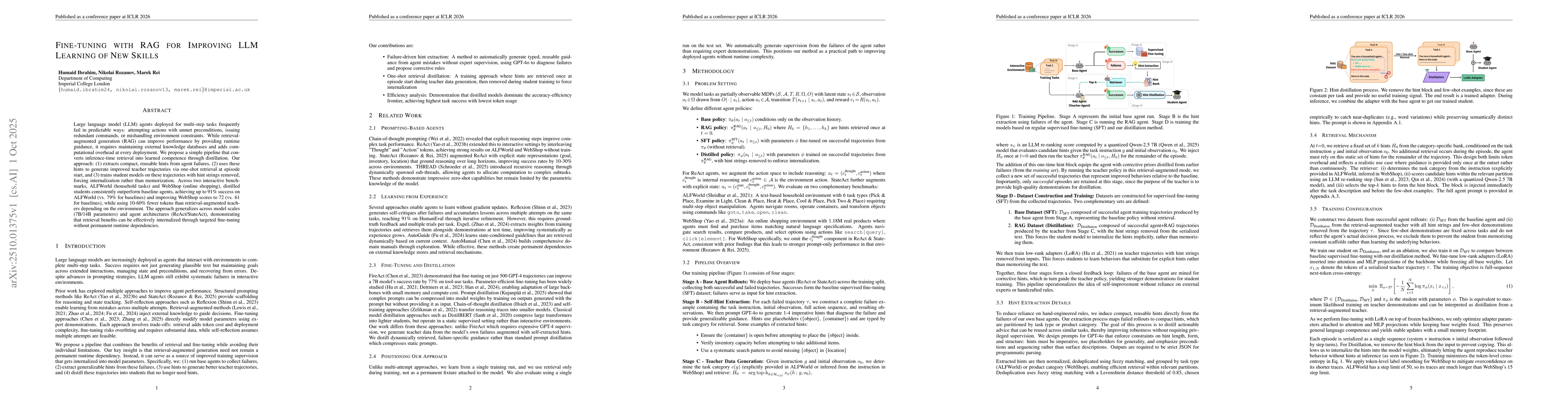 Thumbnail for Fine-tuning with RAG for Improving LLM Learning of New Skills