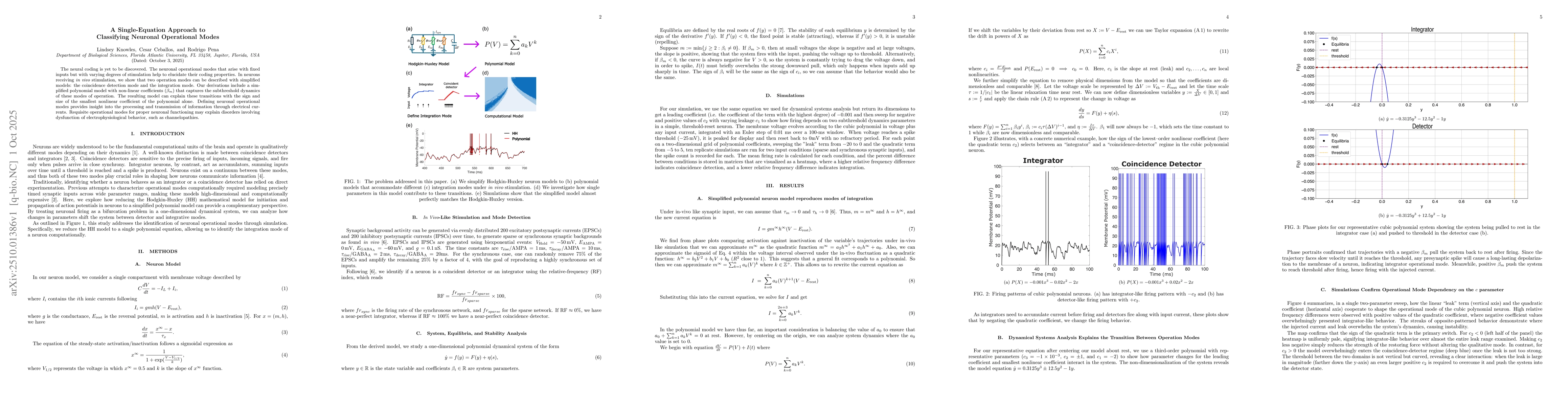 Thumbnail for A Single-Equation Approach to Classifying Neuronal Operational Modes