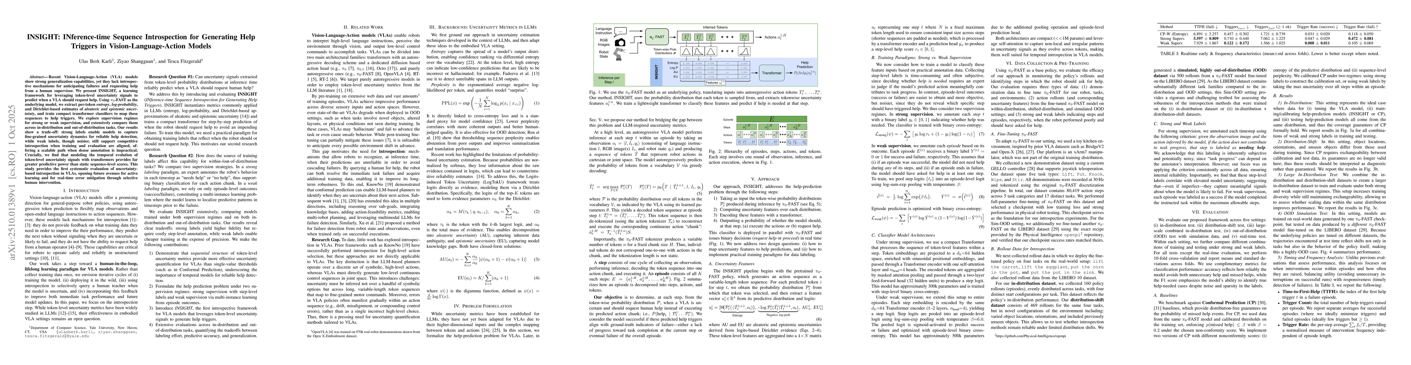 Thumbnail for INSIGHT: INference-time Sequence Introspection for Generating Help
  Triggers in Vision-Language-Action Models