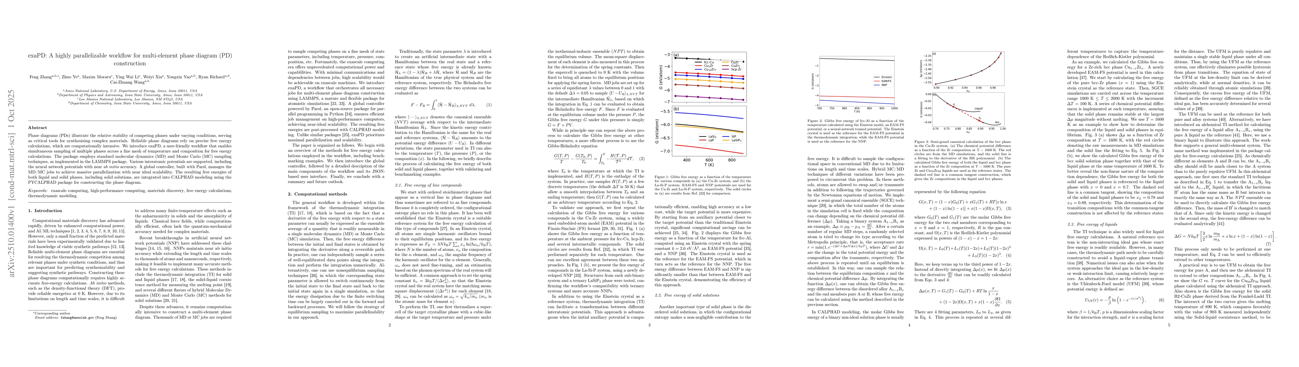 Thumbnail for exaPD: A highly parallelizable workflow for multi-element phase diagram
  (PD) construction