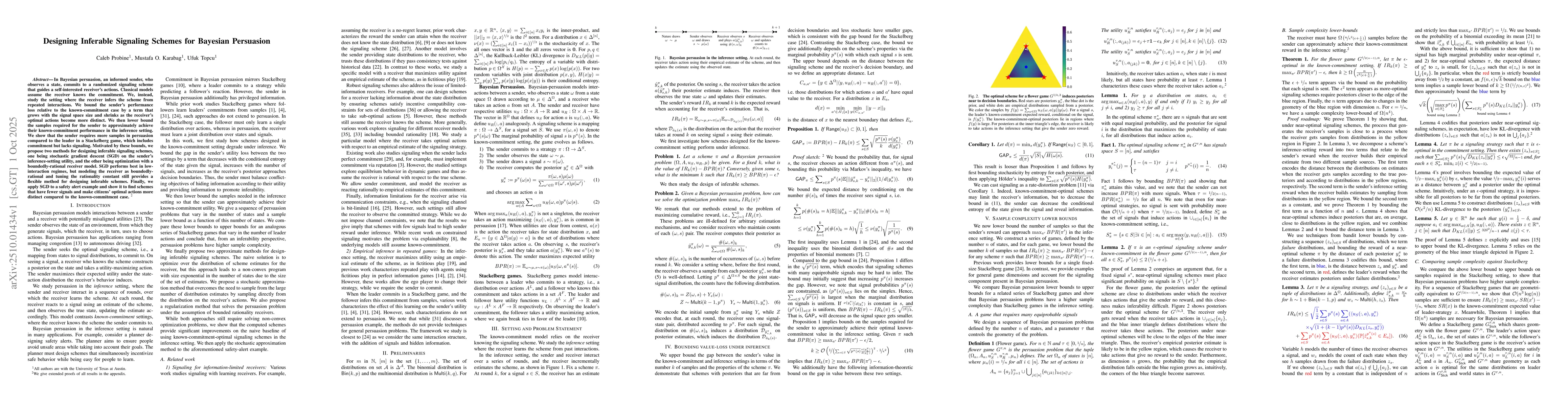 Thumbnail for Designing Inferable Signaling Schemes for Bayesian Persuasion
