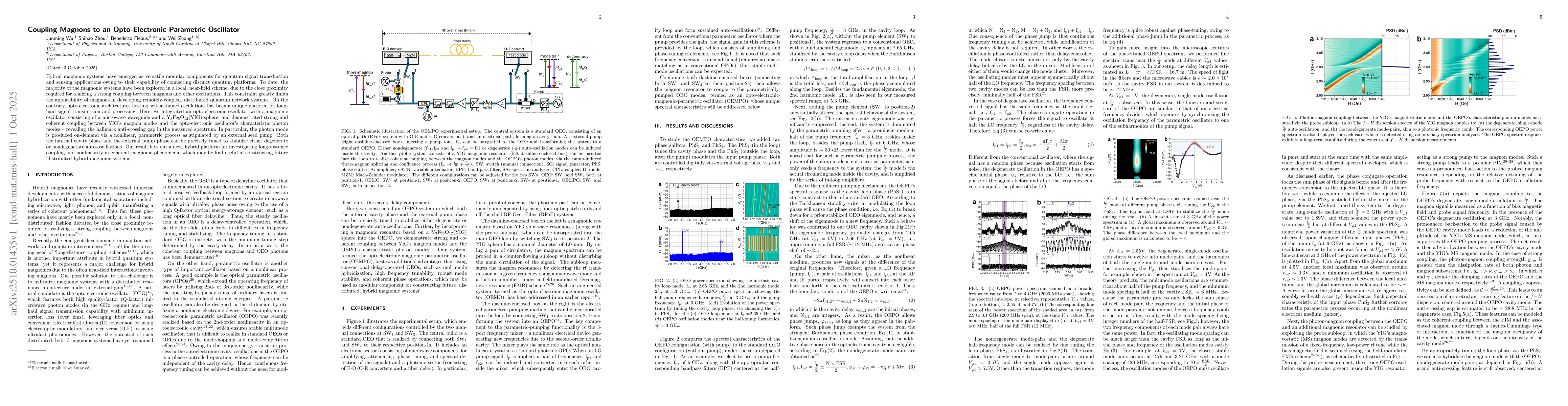Thumbnail for Coupling Magnons to an Opto-Electronic Parametric Oscillator