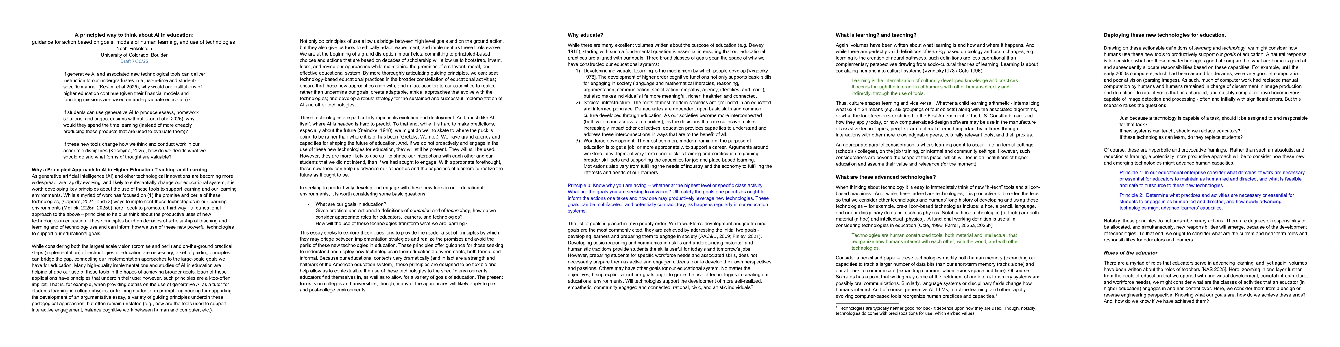 Thumbnail for A principled way to think about AI in education: guidance for action
  based on goals, models of human learning, and use of technologies