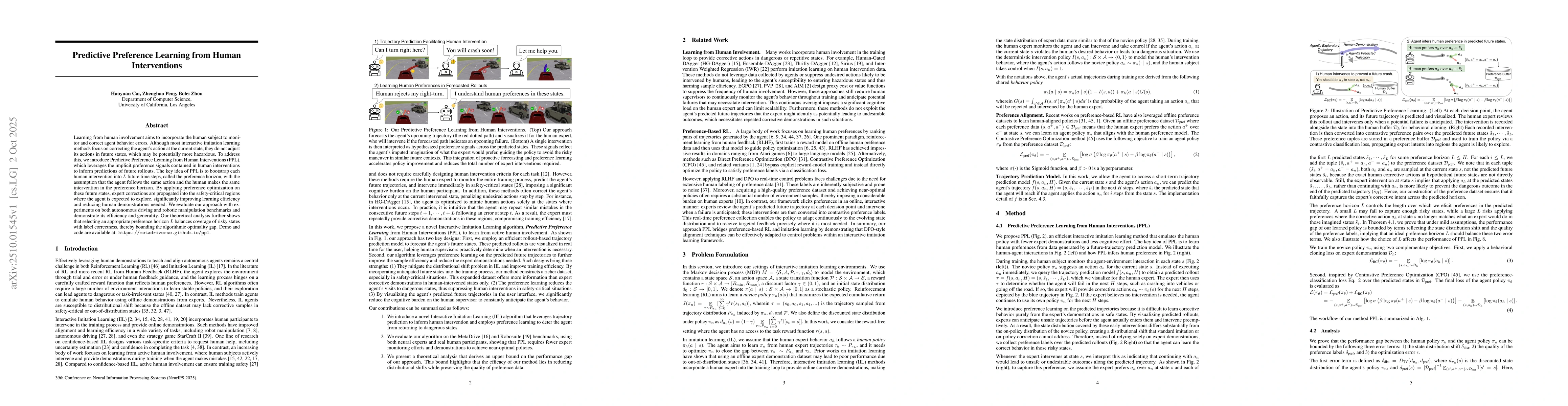 Thumbnail for Predictive Preference Learning from Human Interventions