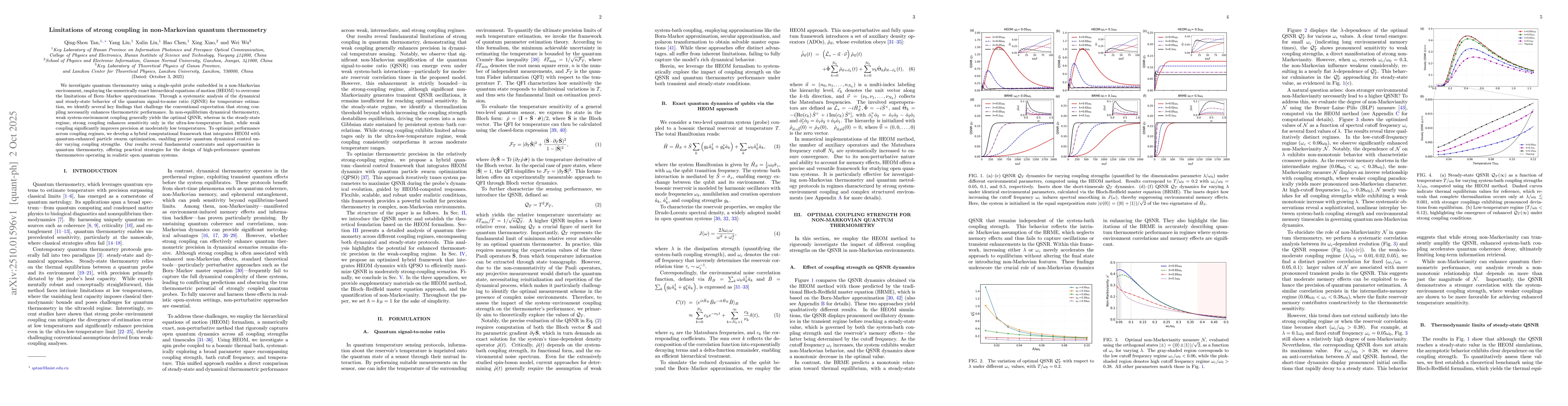 Thumbnail for Limitations of strong coupling in non-Markovian quantum thermometry