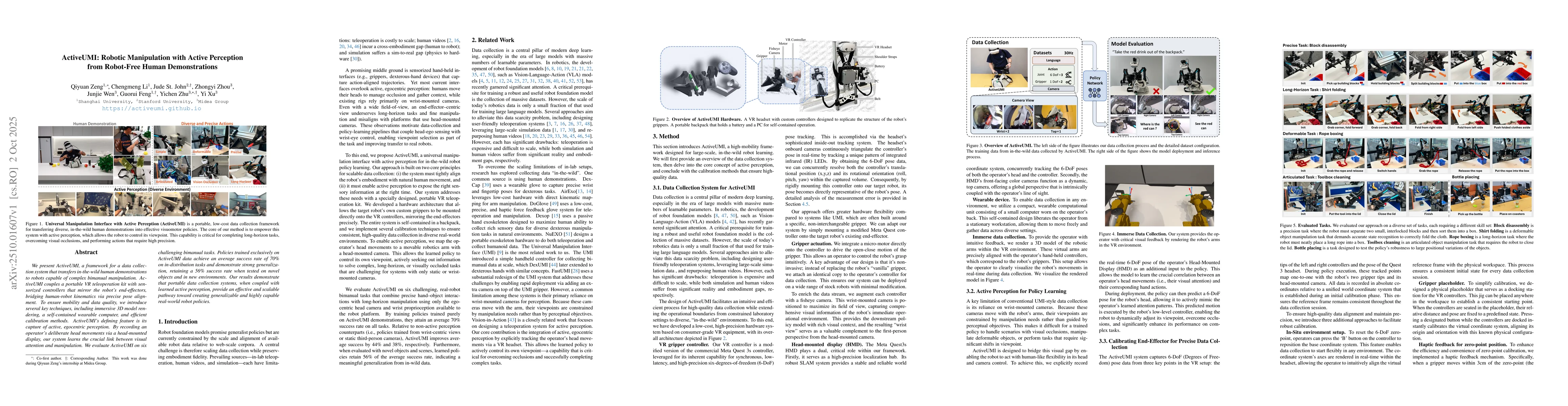 Thumbnail for ActiveUMI: Robotic Manipulation with Active Perception from Robot-Free
  Human Demonstrations