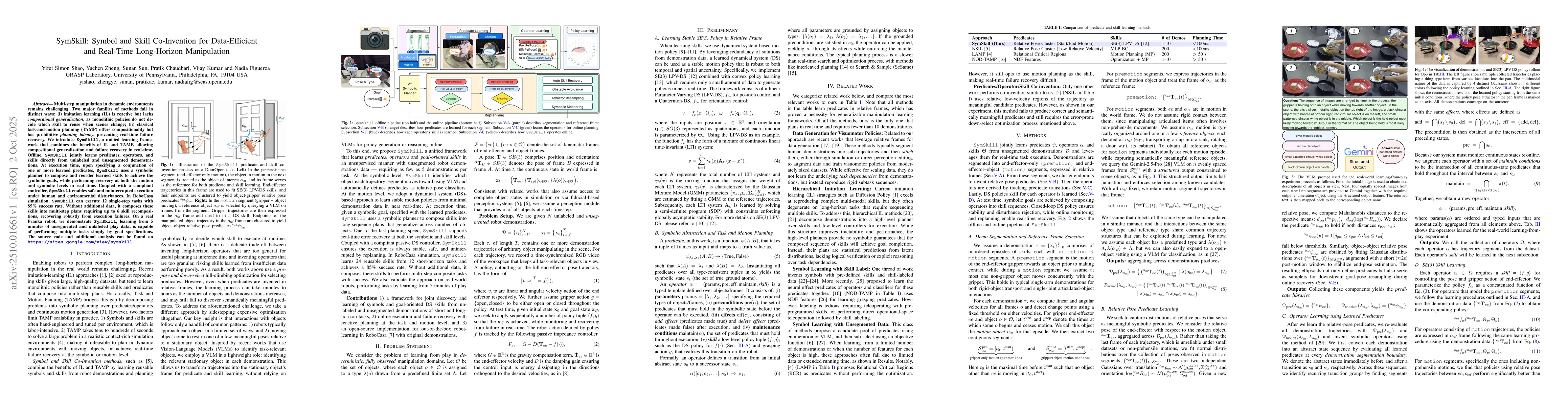 Thumbnail for Symskill: Symbol and Skill Co-Invention for Data-Efficient and Real-Time
  Long-Horizon Manipulation