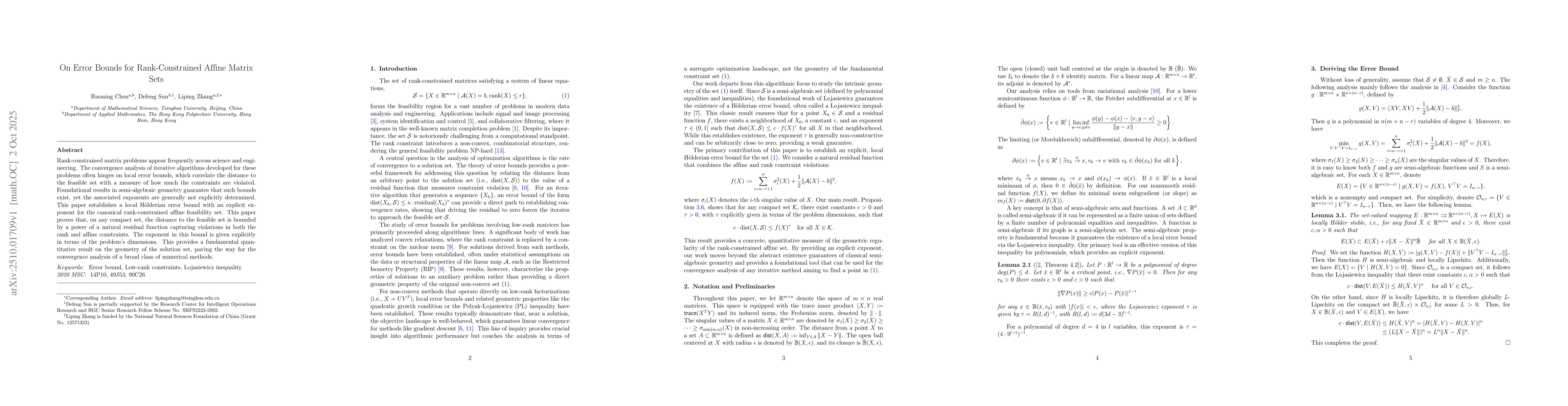 Thumbnail for On Error Bounds for Rank-Constrained Affine Matrix Sets