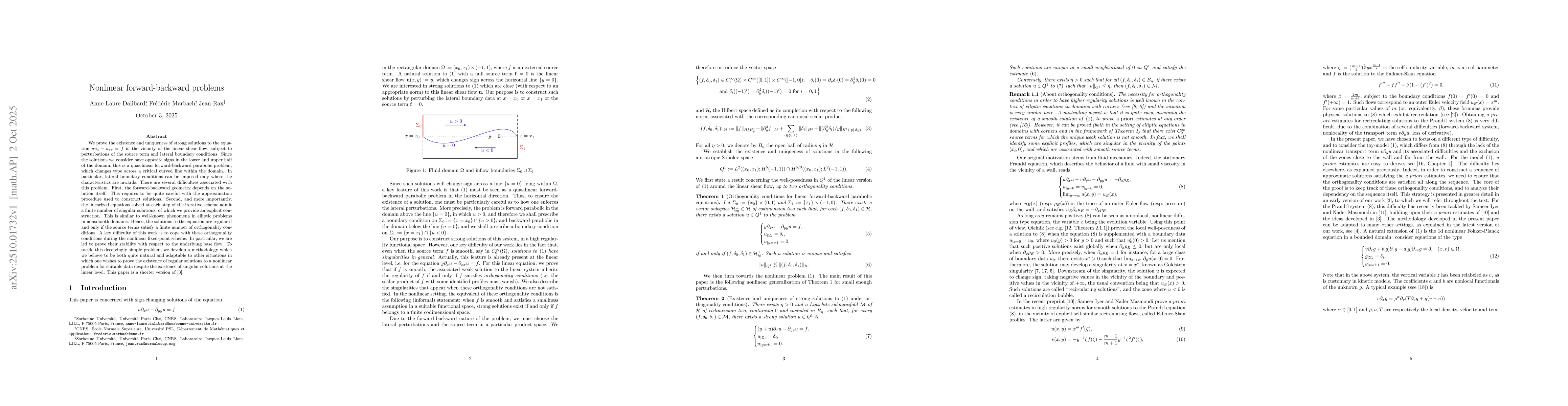 Thumbnail for Nonlinear Forward-Backward Problems
