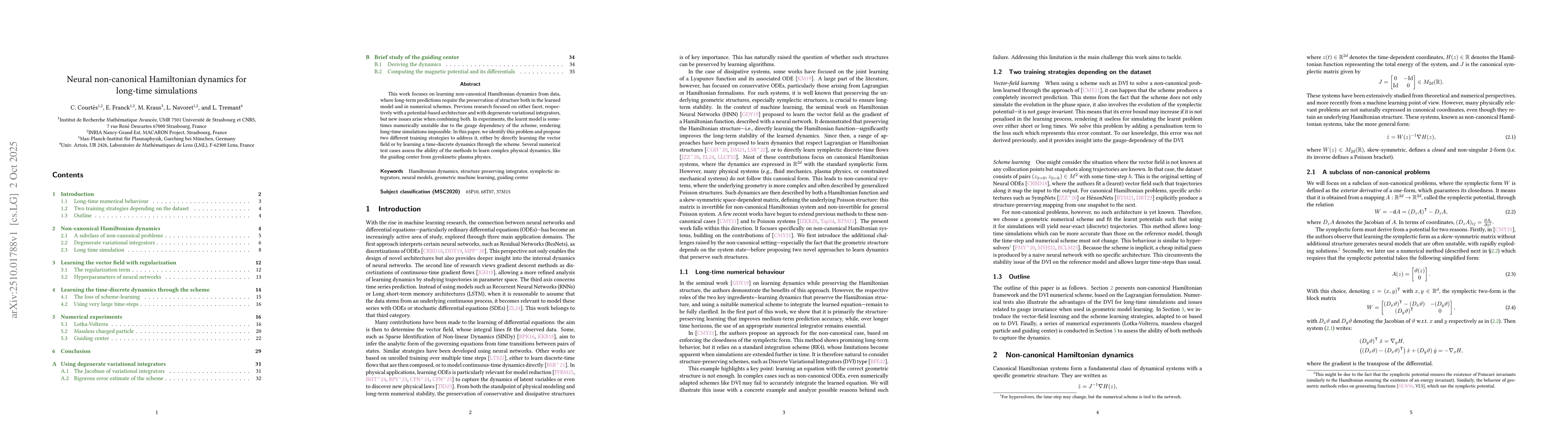 Thumbnail for Neural non-canonical Hamiltonian dynamics for long-time simulations