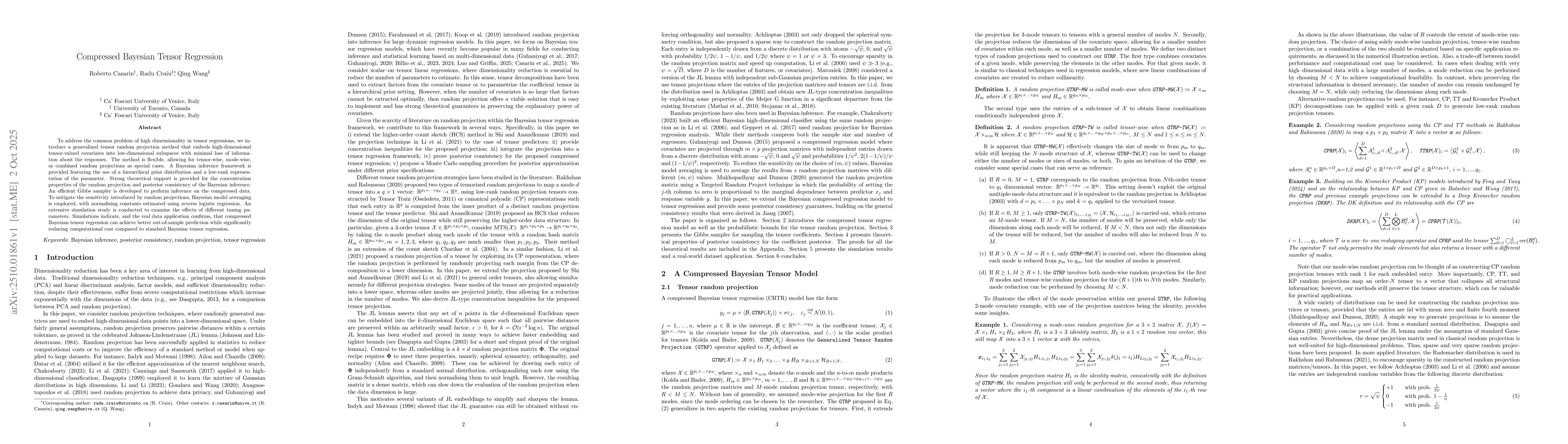 Thumbnail for Compressed Bayesian Tensor Regression