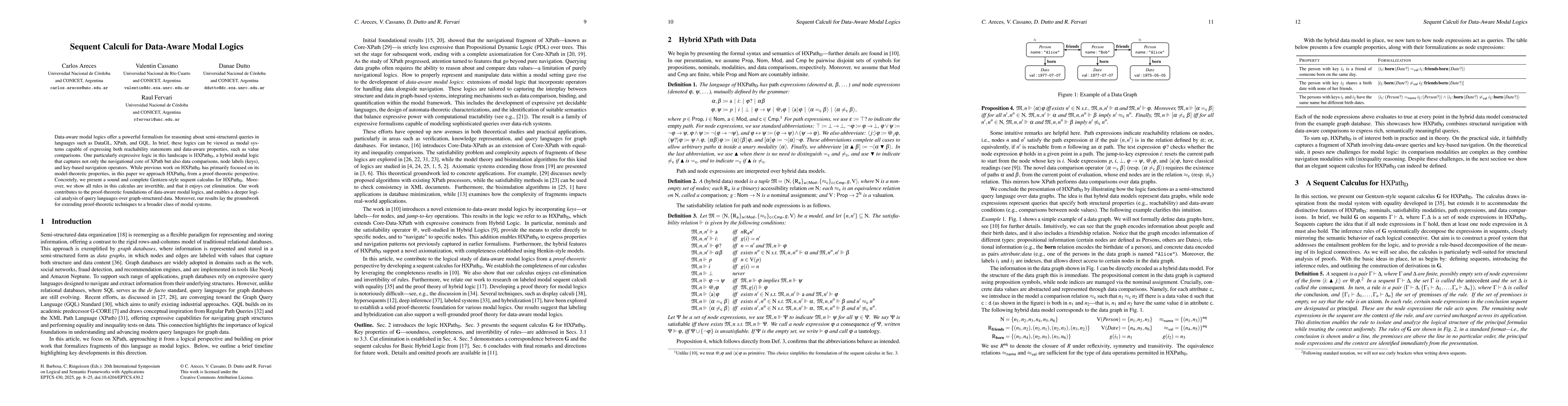 Thumbnail for Sequent Calculi for Data-Aware Modal Logics
