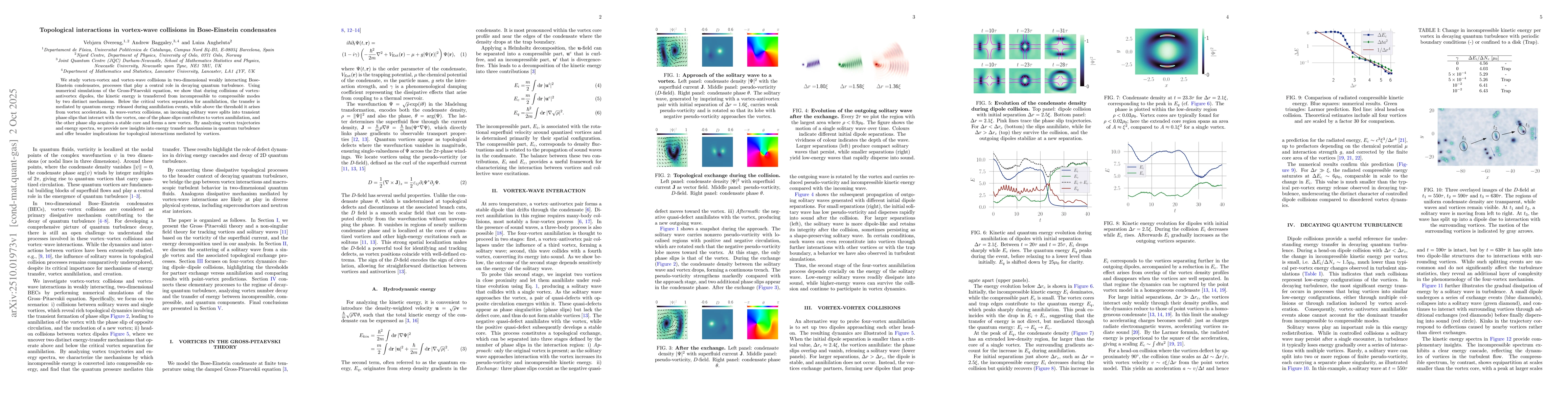 Thumbnail for Topological interactions in vortex-wave collisions in Bose-Einstein
  condensates