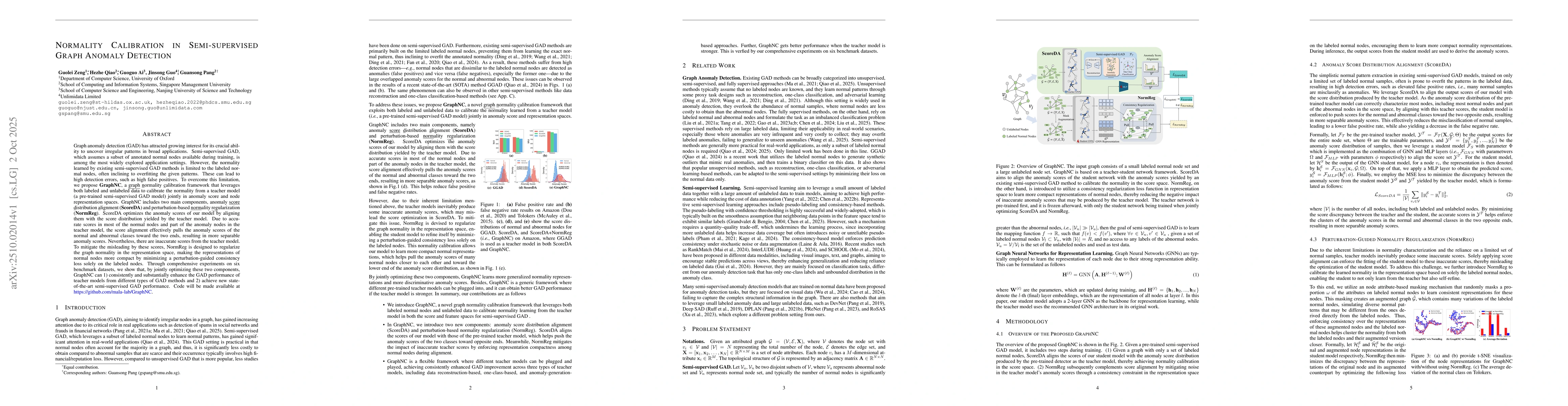 Thumbnail for Normality Calibration in Semi-supervised Graph Anomaly Detection