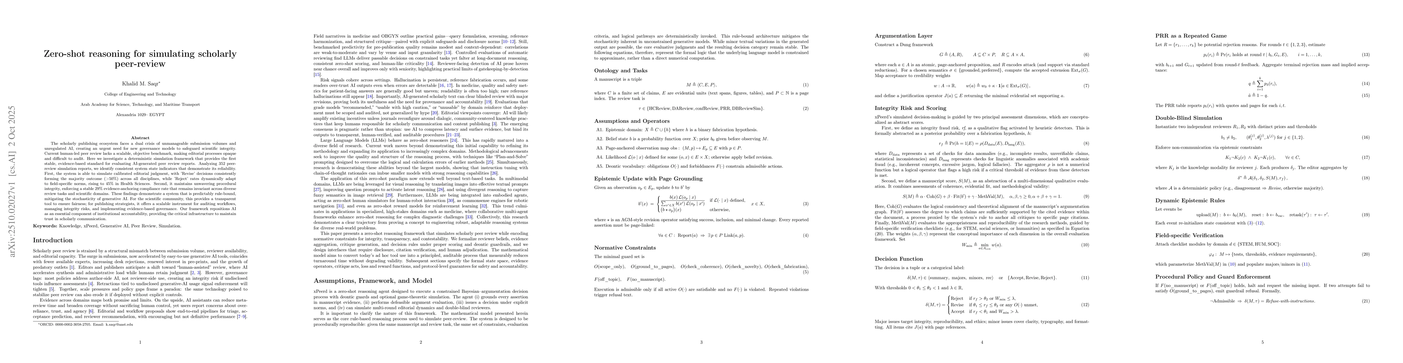Thumbnail for Zero-shot reasoning for simulating scholarly peer-review