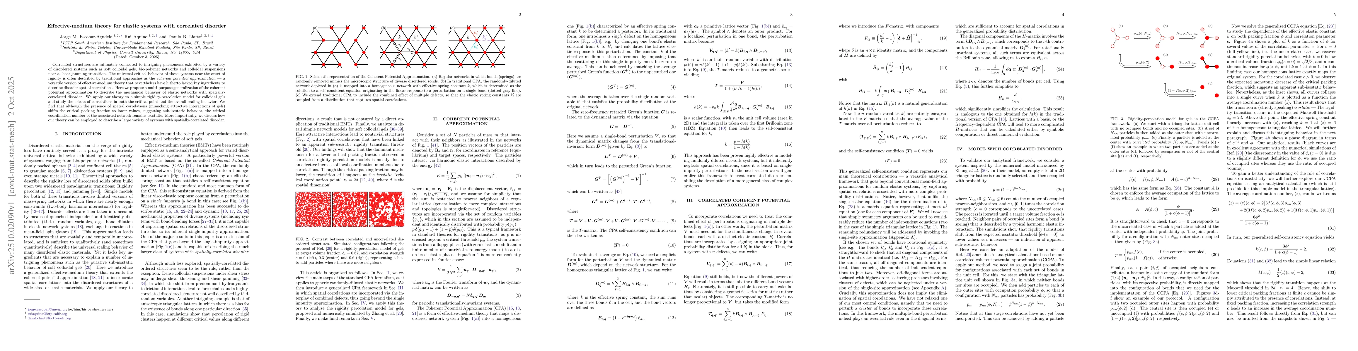 Thumbnail for Effective-medium theory for elastic systems with correlated disorder