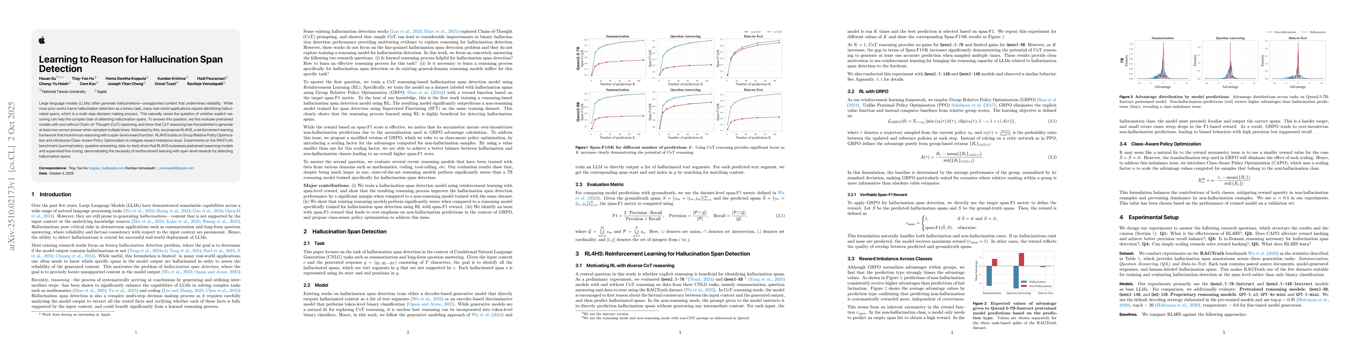 Thumbnail for Learning to Reason for Hallucination Span Detection