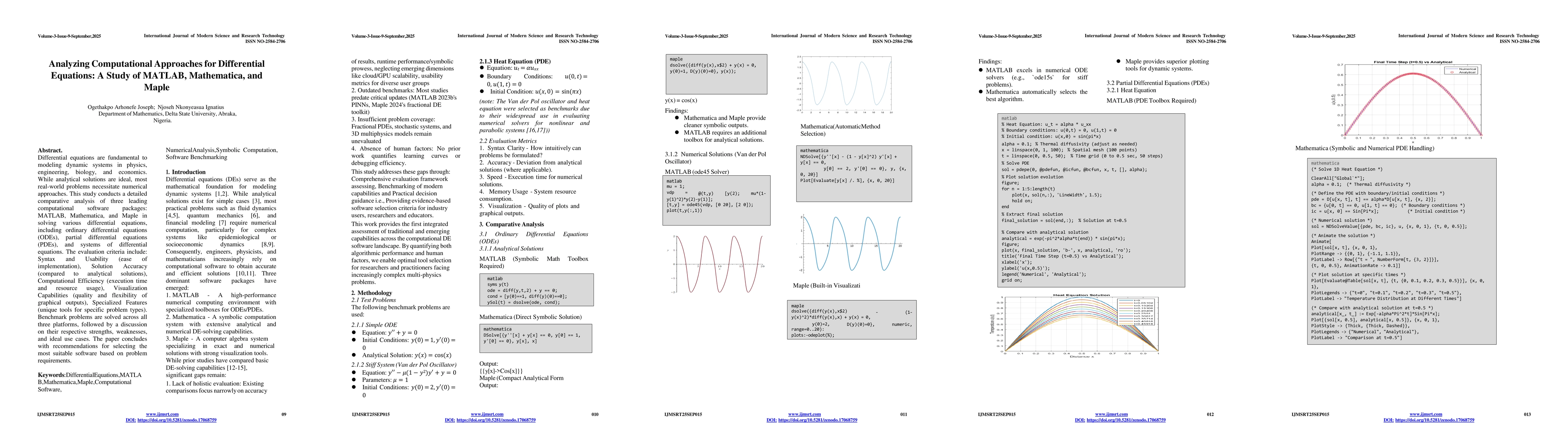 Thumbnail for Analyzing Computational Approaches for Differential Equations: A Study
  of MATLAB, Mathematica, and Maple