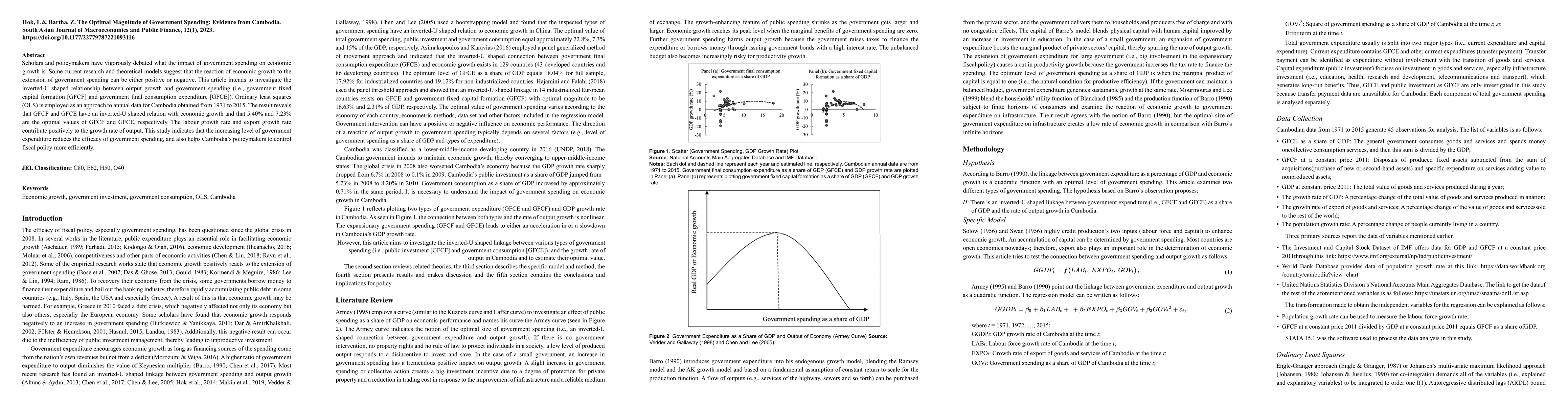Thumbnail for The Optimal Magnitude of Government Spending: Evidence from Cambodia