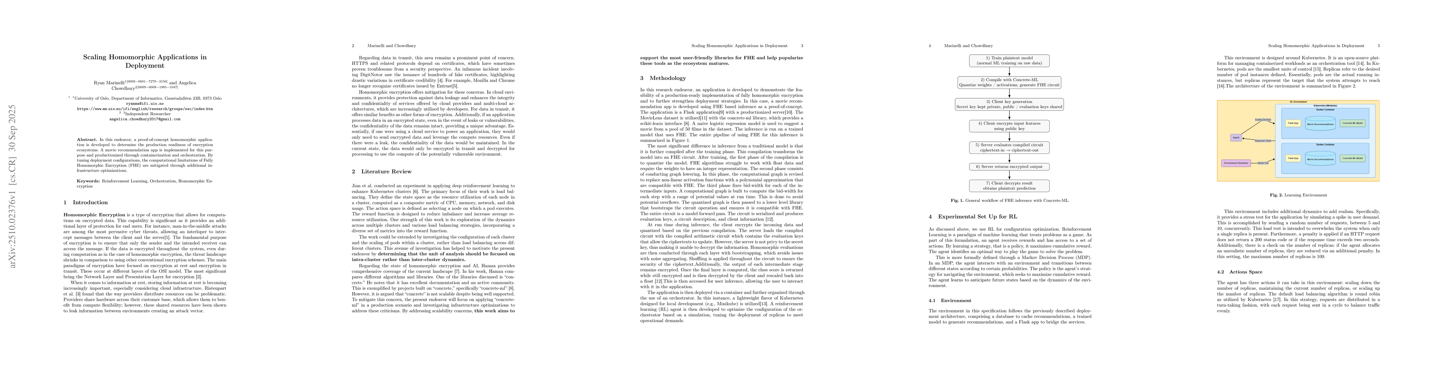 Thumbnail for Scaling Homomorphic Applications in Deployment