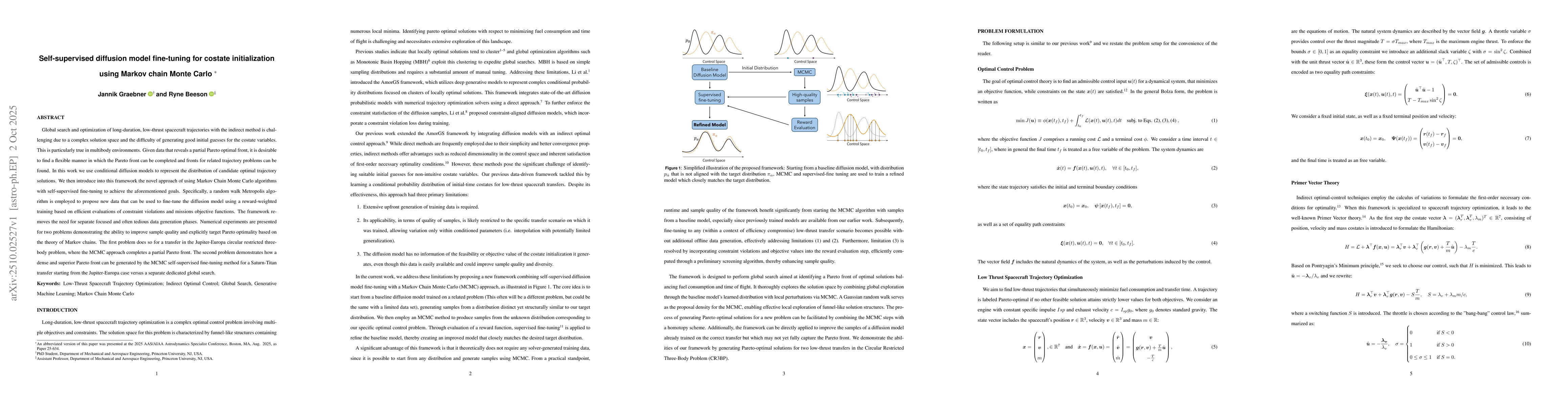 Thumbnail for Self-supervised diffusion model fine-tuning for costate initialization
  using Markov chain Monte Carlo