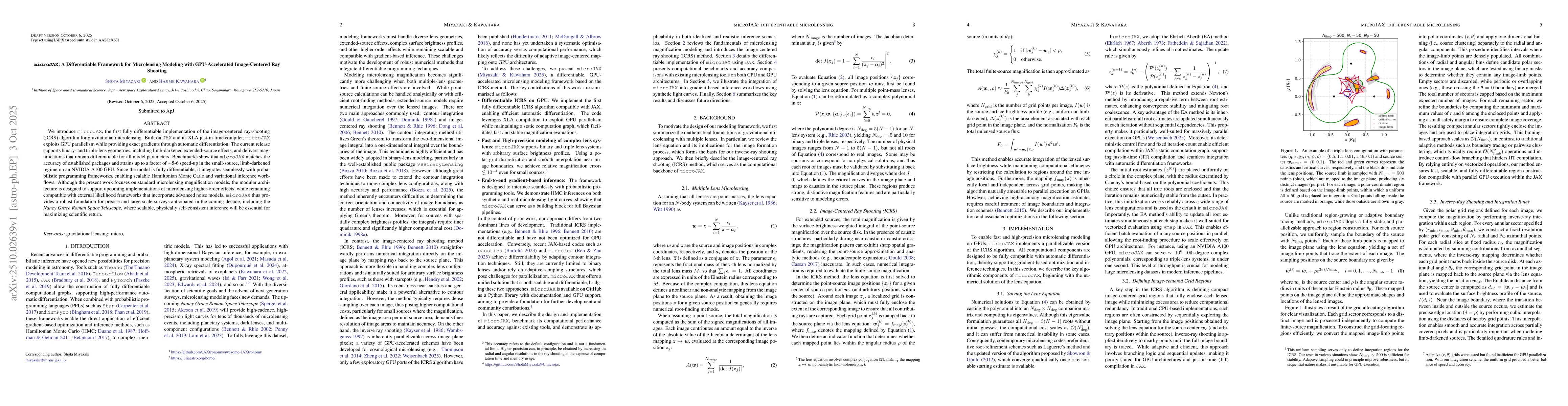 Thumbnail for microJAX: A Differentiable Framework for Microlensing Modeling with
  GPU-Accelerated Image-Centered Ray Shooting