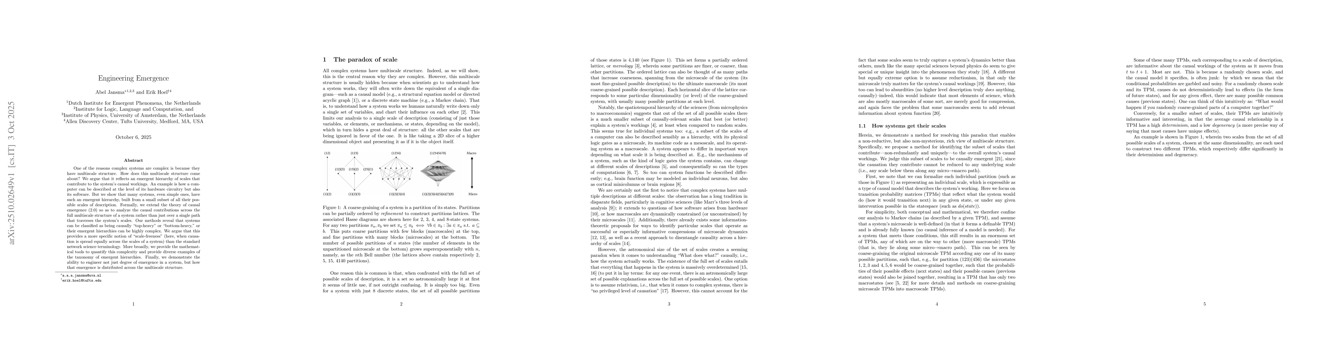 Thumbnail for Engineering Emergence