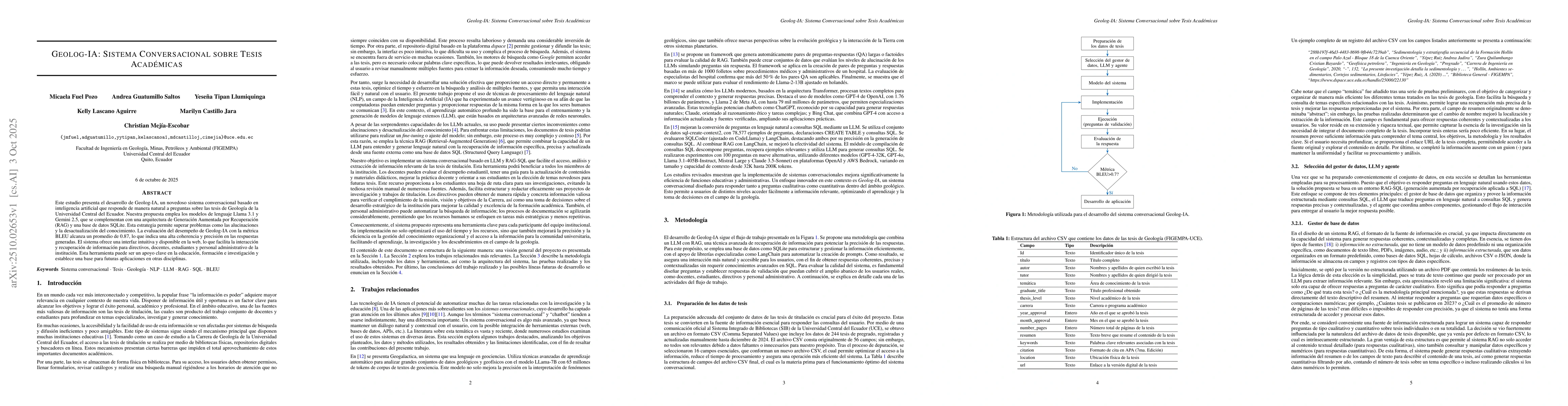 Thumbnail for Geolog-IA: Conversational System for Academic Theses