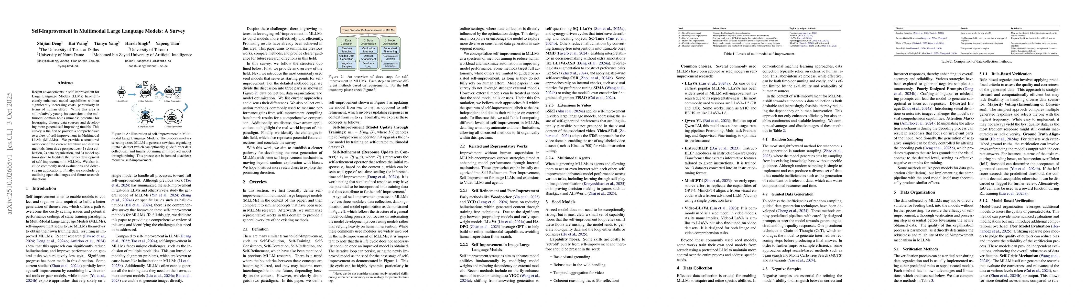 Thumbnail for Self-Improvement in Multimodal Large Language Models: A Survey