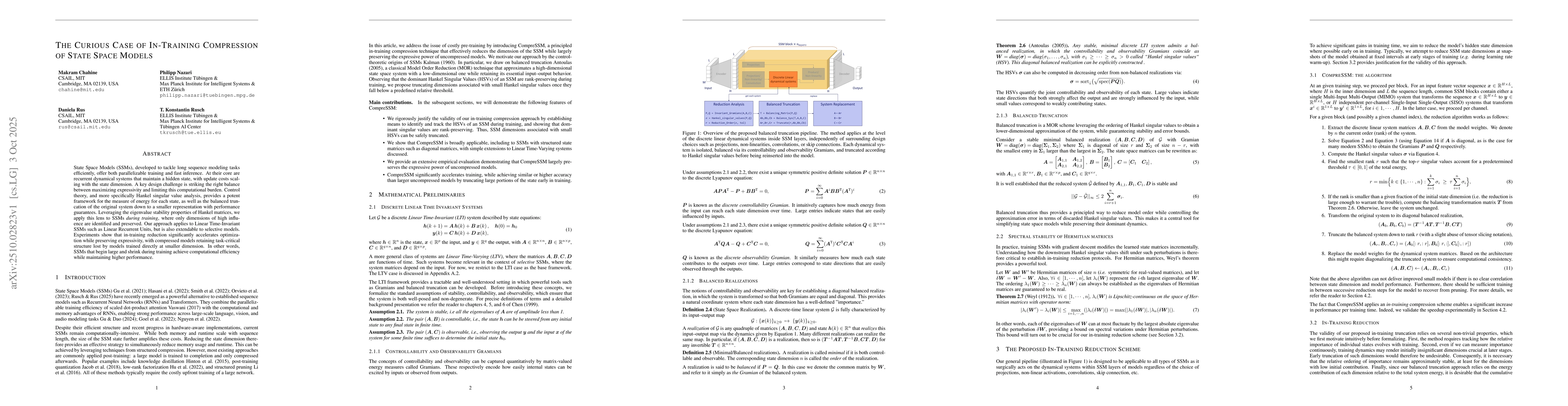 Thumbnail for The Curious Case of In-Training Compression of State Space Models