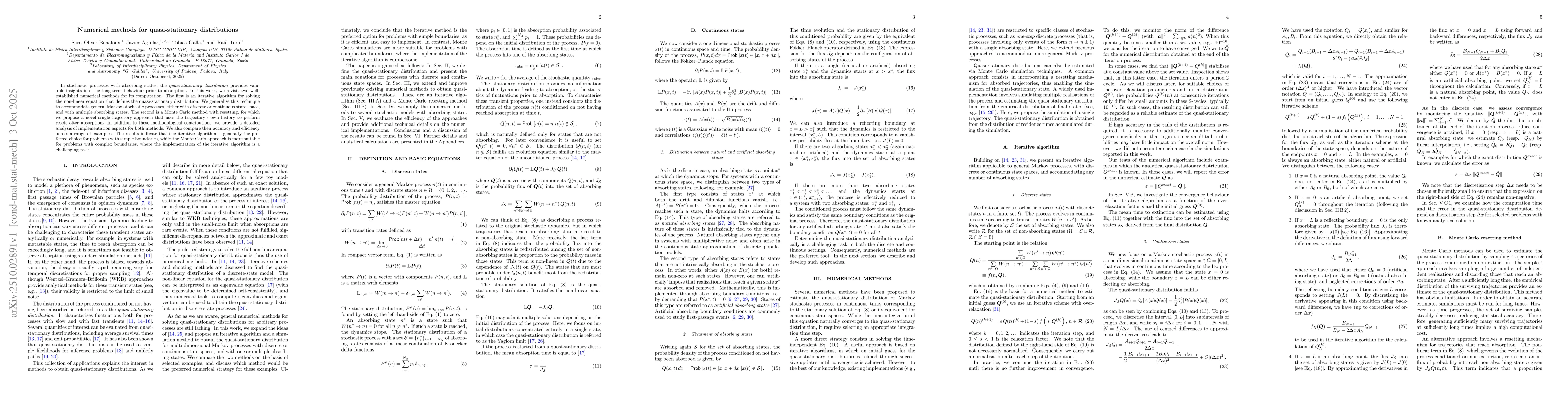 Thumbnail for Numerical methods for quasi-stationary distributions