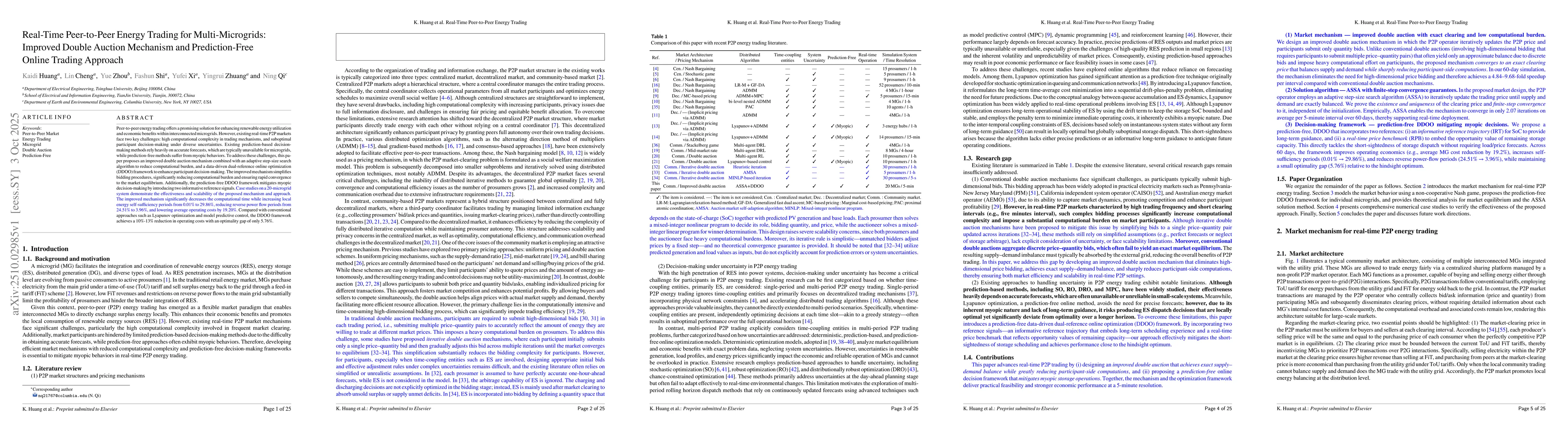 Thumbnail for Real-Time Peer-to-Peer Energy Trading for Multi-Microgrids: Improved
  Double Auction Mechanism and Prediction-Free Online Trading Approach