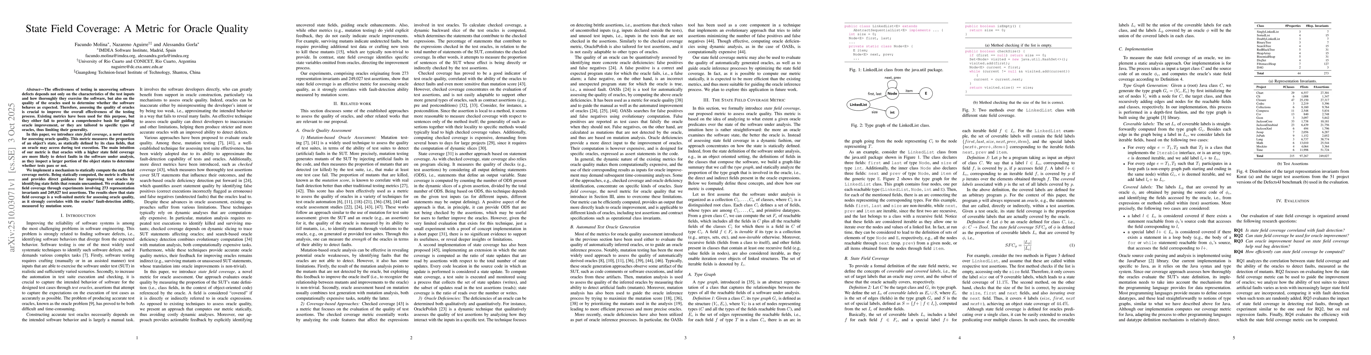 Thumbnail for State Field Coverage: A Metric for Oracle Quality