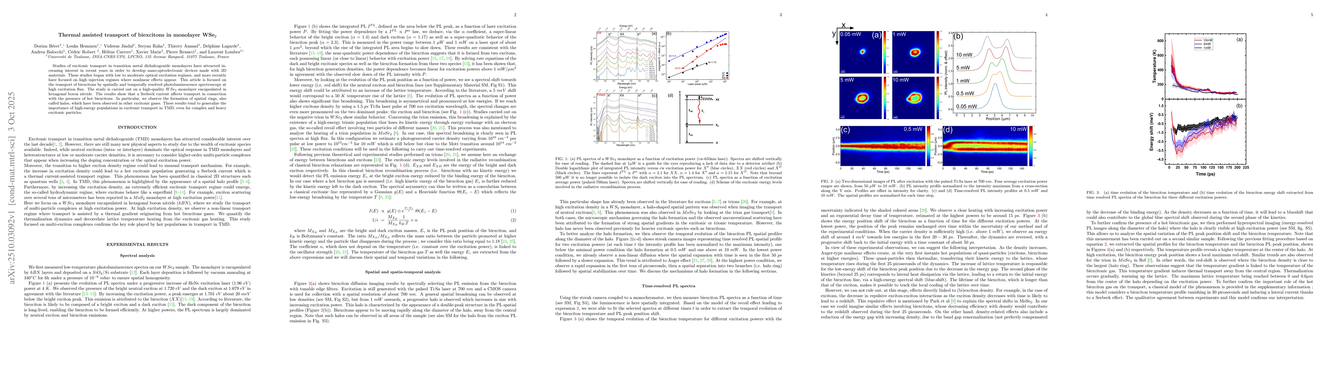 Thumbnail for Thermal assisted transport of biexcitons in monolayer WSe2
