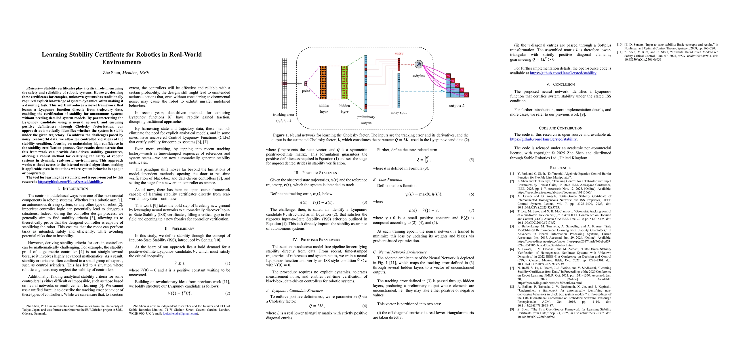 Thumbnail for Learning Stability Certificate for Robotics in Real-World Environments