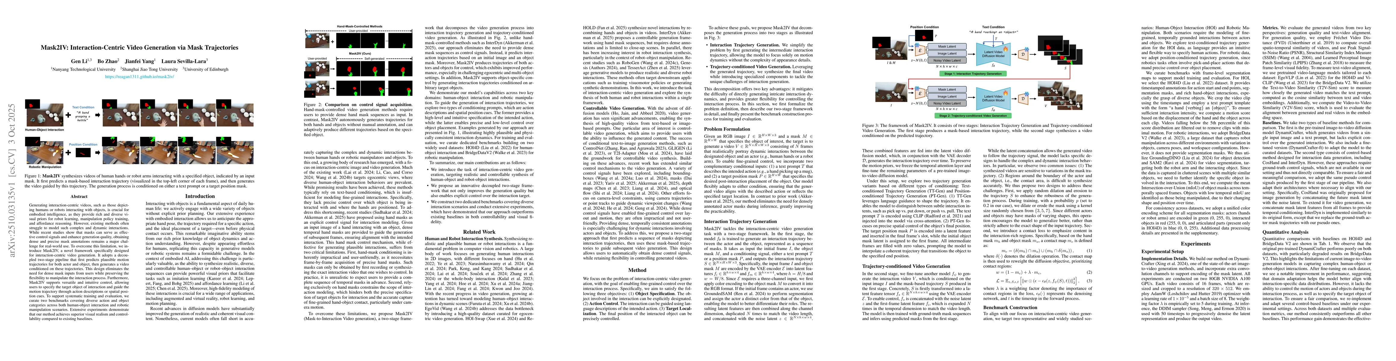 Thumbnail for Mask2IV: Interaction-Centric Video Generation via Mask Trajectories