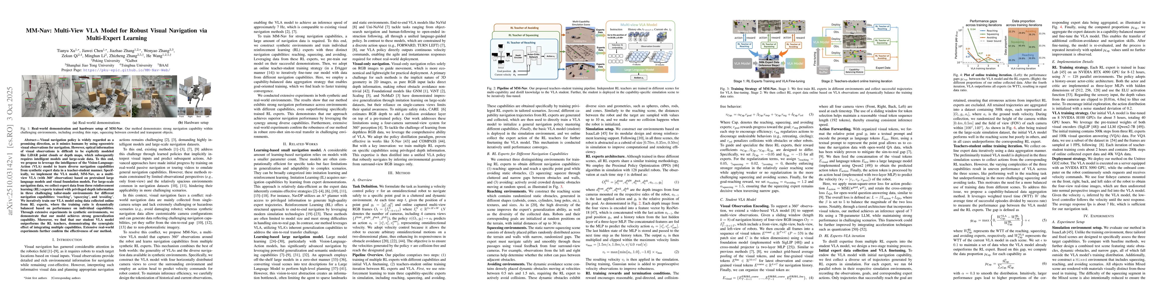 Thumbnail for MM-Nav: Multi-View VLA Model for Robust Visual Navigation via
  Multi-Expert Learning