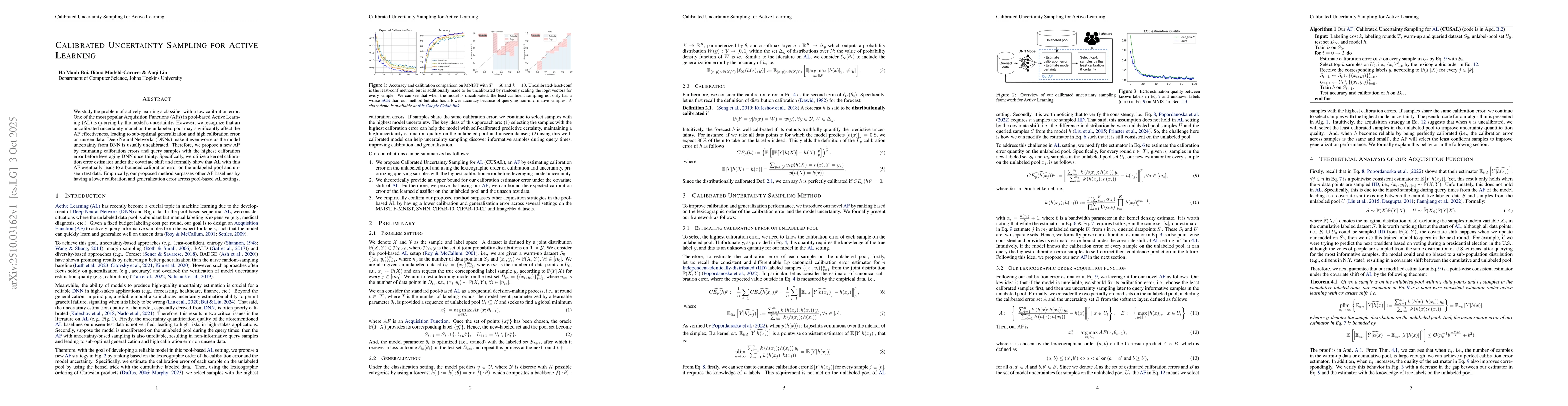 Thumbnail for Calibrated Uncertainty Sampling for Active Learning