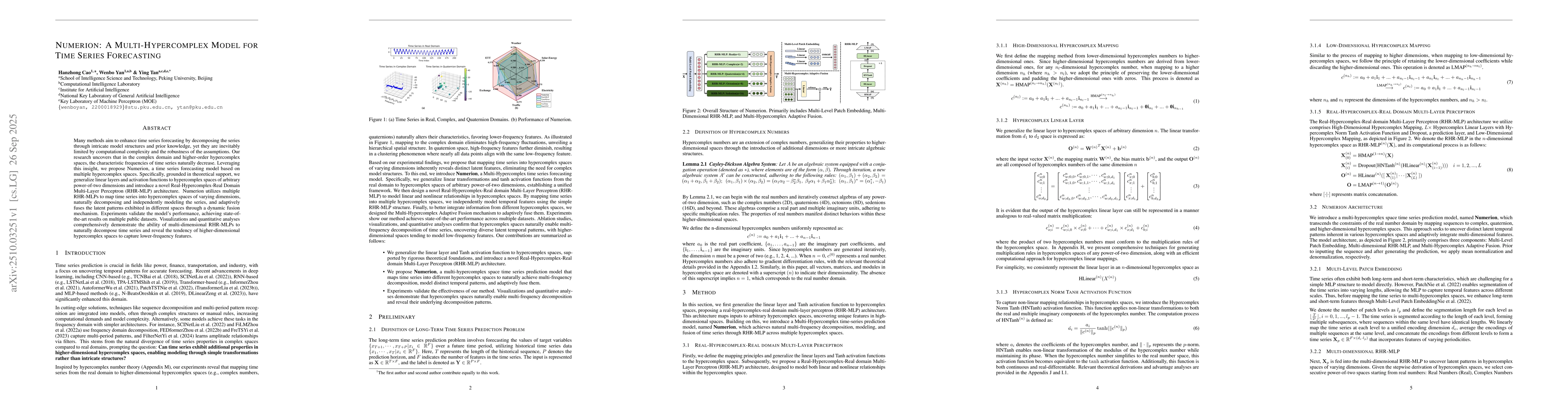 Thumbnail for Numerion: A Multi-Hypercomplex Model for Time Series Forecasting