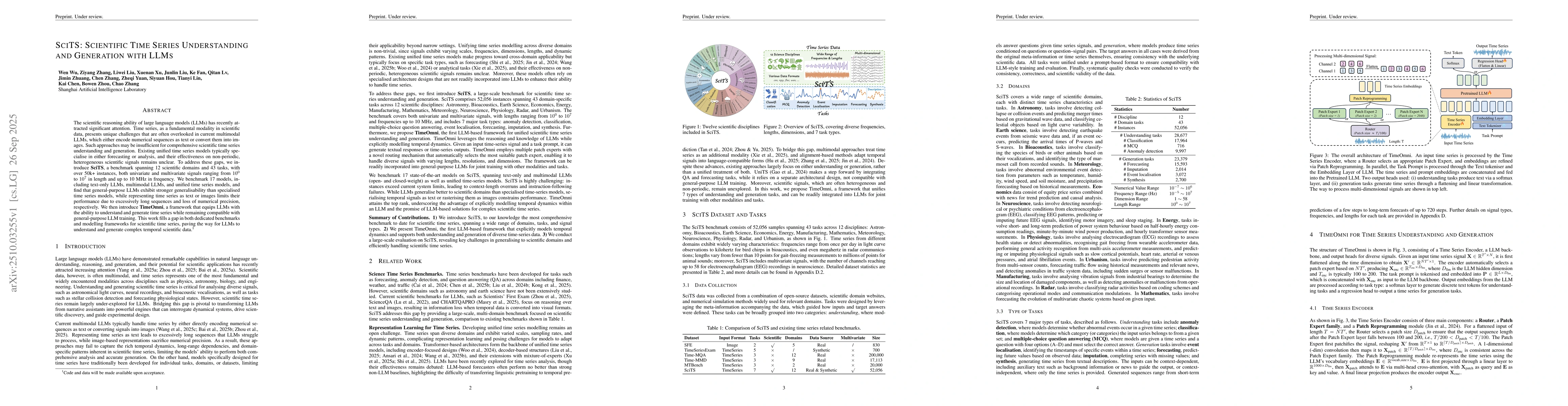 Thumbnail for SciTS: Scientific Time Series Understanding and Generation with LLMs