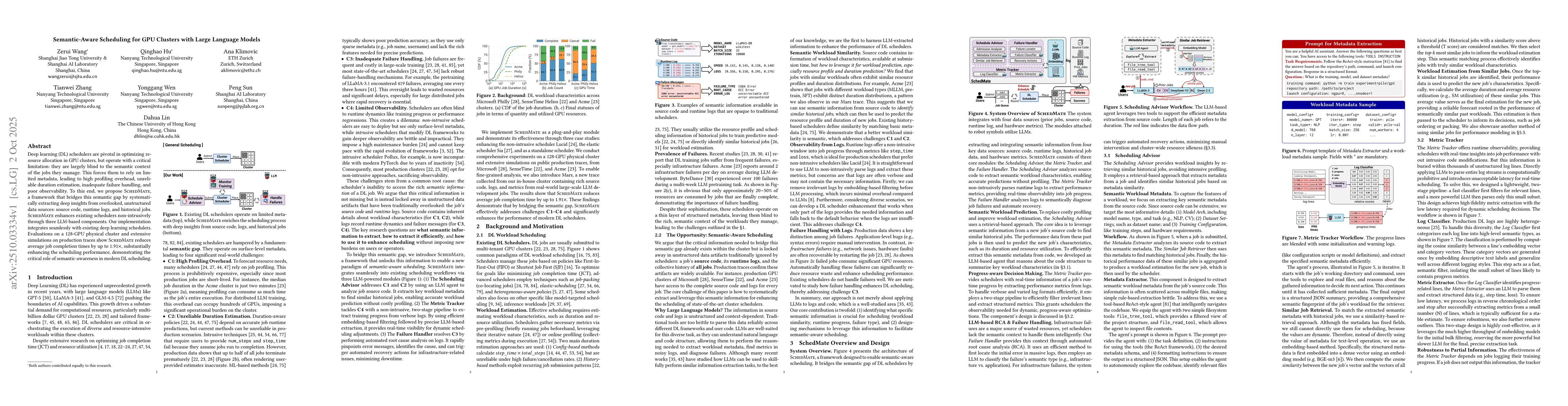 Thumbnail for Semantic-Aware Scheduling for GPU Clusters with Large Language Models