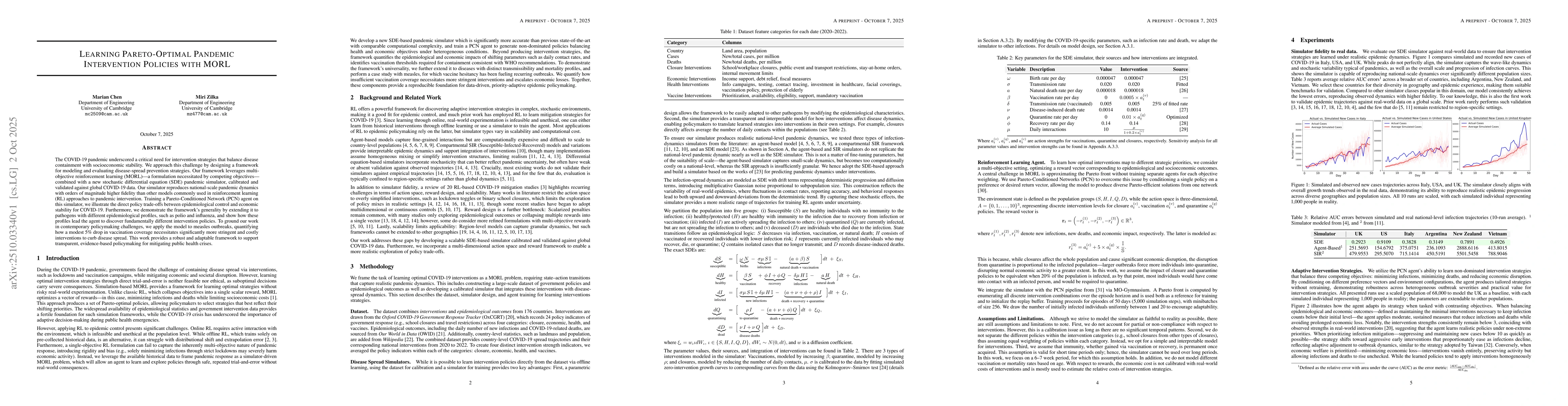 Thumbnail for Learning Pareto-Optimal Pandemic Intervention Policies with MORL