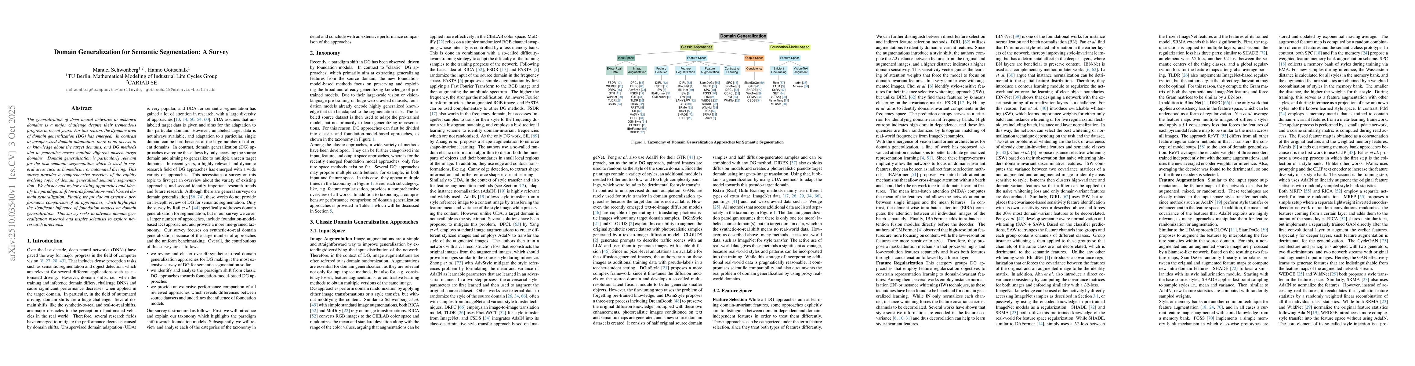 Thumbnail for Domain Generalization for Semantic Segmentation: A Survey