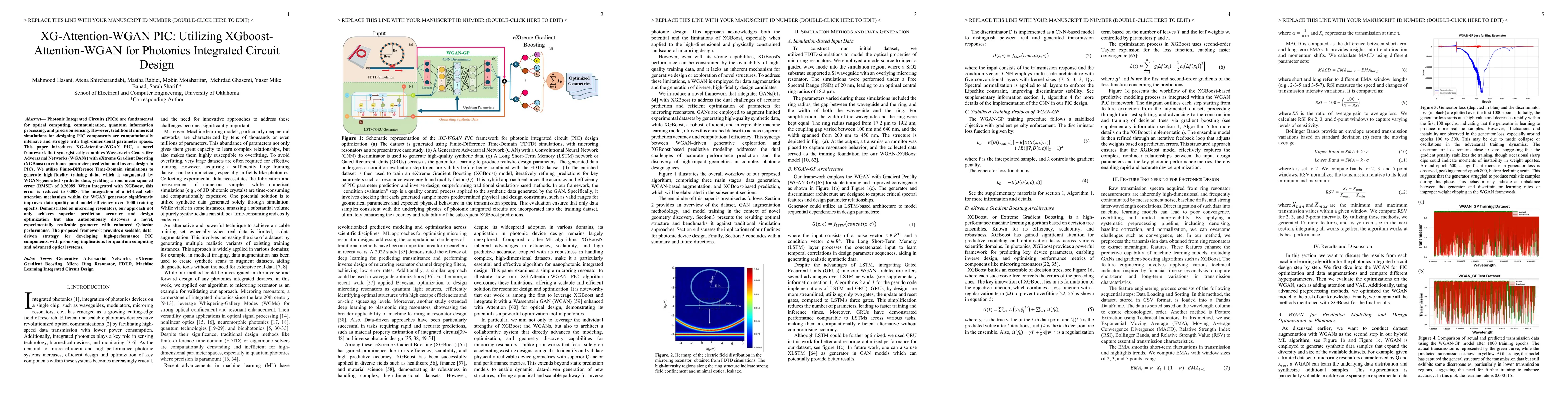 Thumbnail for XG-Attention-WGAN PIC: Utilizing XGboost-Attention-WGAN for Photonics
  Integrated Circuit Design