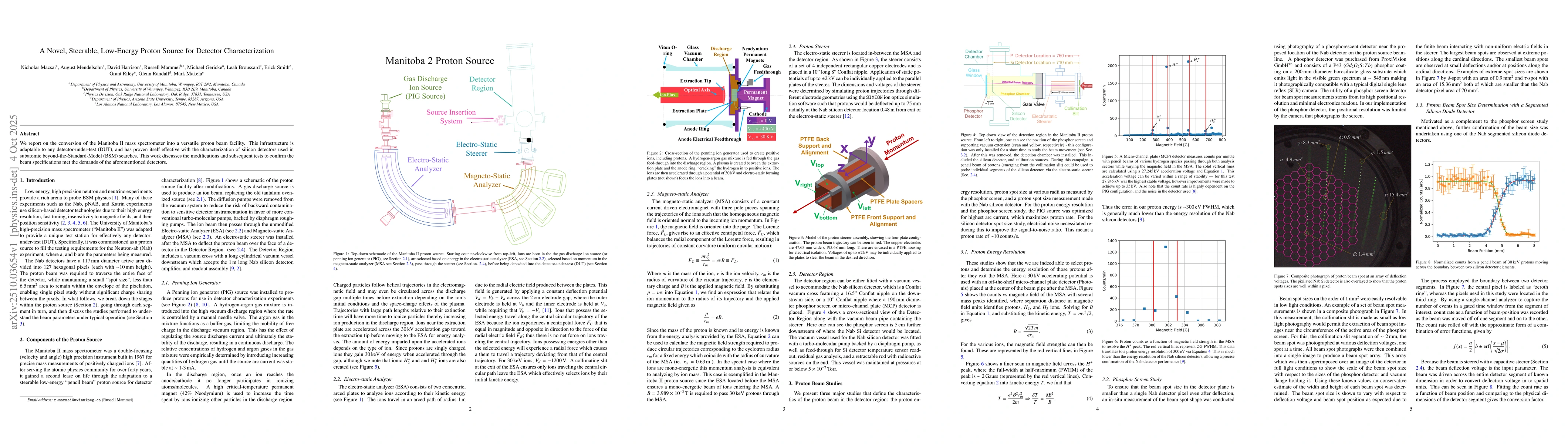 Thumbnail for A Novel, Steerable, Low-Energy Proton Source for Detector
  Characterization
