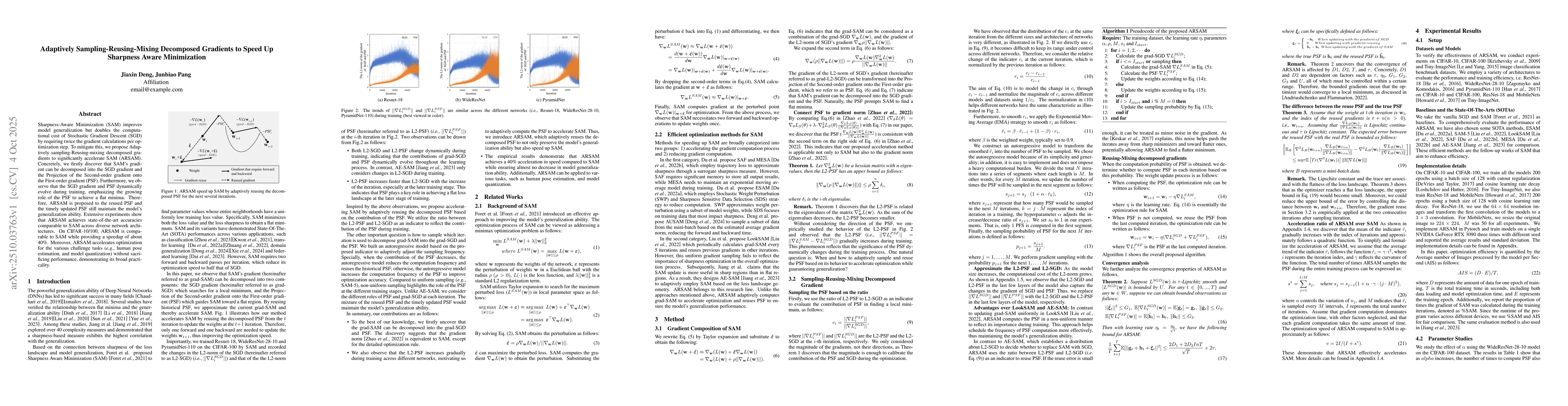 Thumbnail for Adaptively Sampling-Reusing-Mixing Decomposed Gradients to Speed Up
  Sharpness Aware Minimization