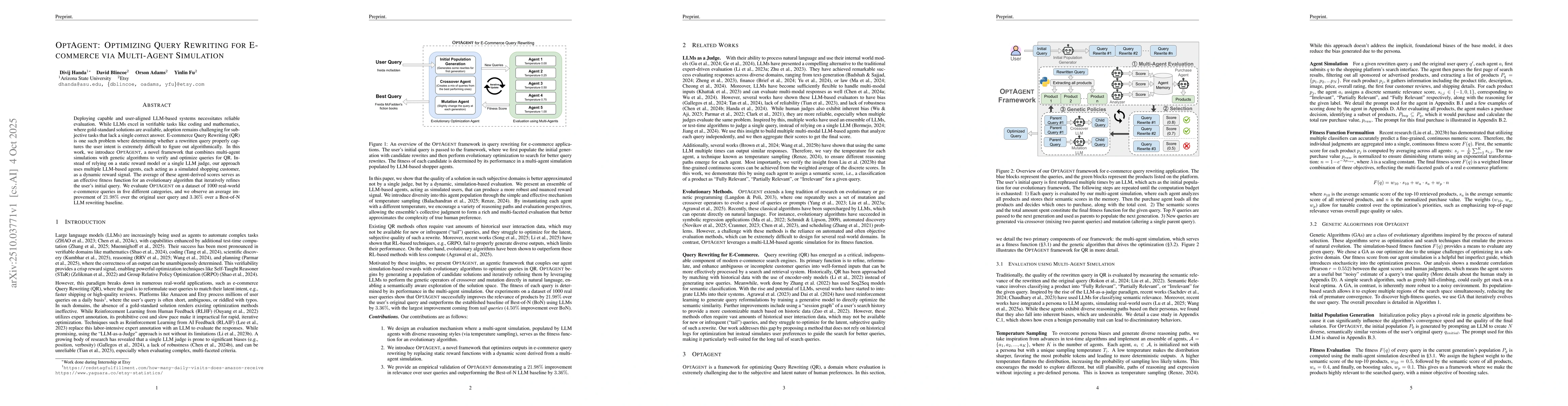 Thumbnail for OptAgent: Optimizing Query Rewriting for E-commerce via Multi-Agent
  Simulation